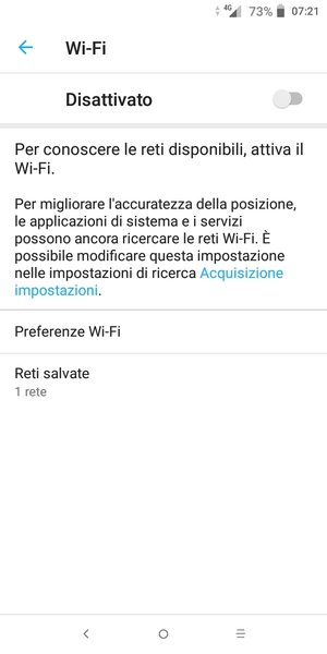 Attiva Wi-Fi