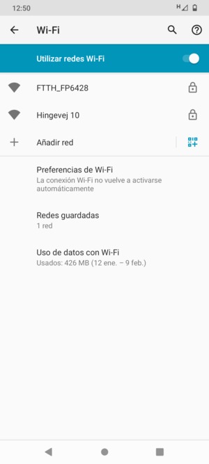Seleccione la red inalámbrica a la que desea conectarse