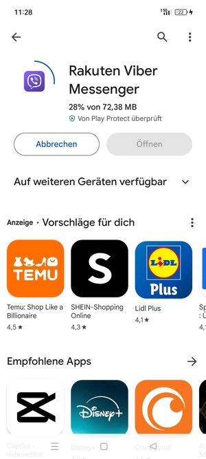Warten Sie, bis der Installationsprozess  beendet ist