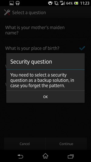 Select OK