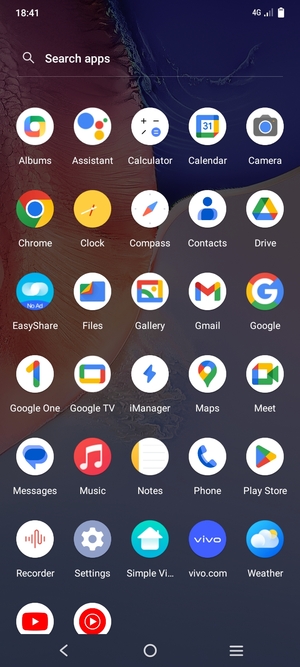 Select Settings