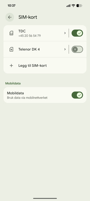 Slå på Public