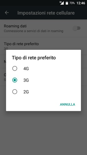 Seleziona la tua opzione preferita