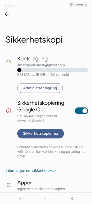 Velg Kontolagring