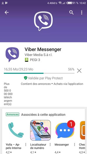 Veuillez attendre la fin de la procédure d'installation
