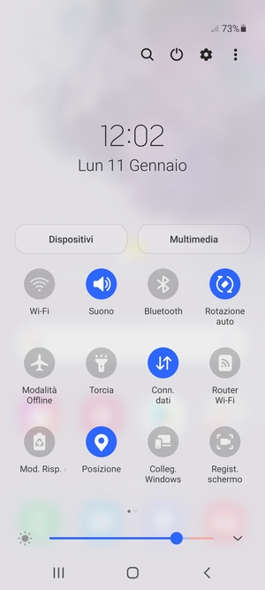 Disattiva Posizione