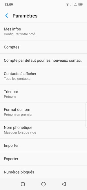 Sélectionnez Importer