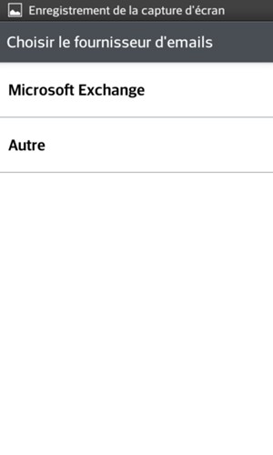 Sélectionnez Autre