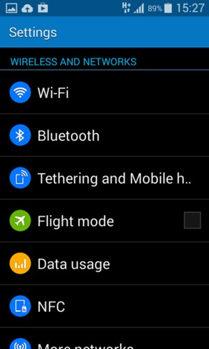 Select Wi-Fi
