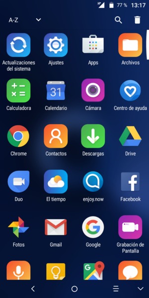 Desplácese y seleccione Ajustes