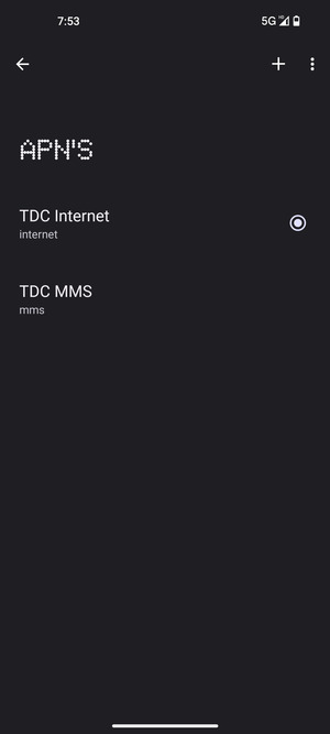 Selecteer de Menu-knop