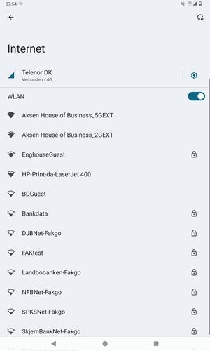 Wählen Sie das Wireless-Netzwerk, zu dem Sie eine Verbindung herstellen möchten