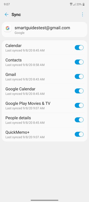Select the Menu button