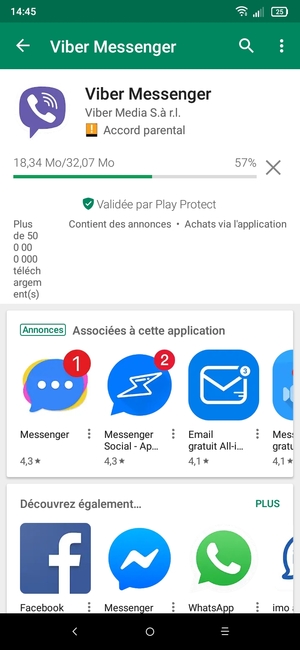 Veuillez attendre la fin de la procédure d'installation