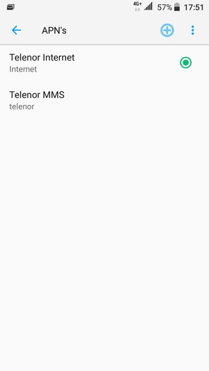 Selecteer de Menu-knop