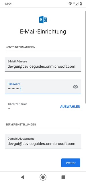 Geben Sie Ihre Passwort ein