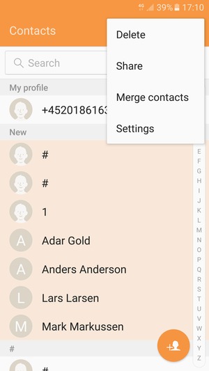 Select Settings
