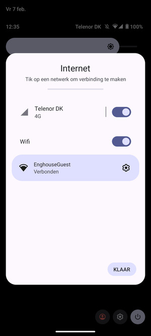 Schakel Wifi uit