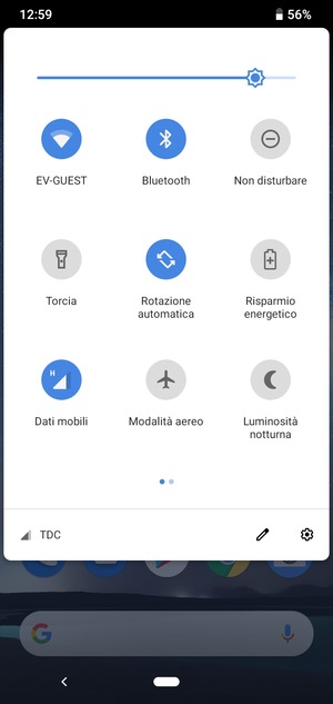 Disattiva Wi-Fi e Bluetooth