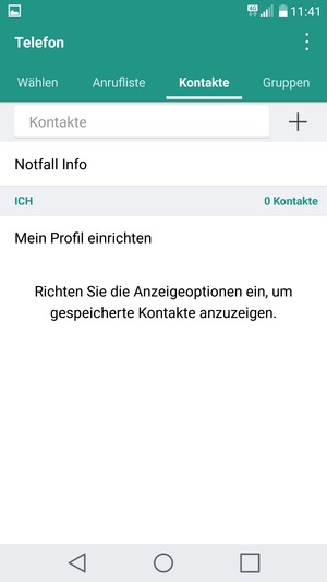 Wählen Sie die Menü-Taste