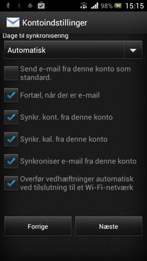 Vælg Næste