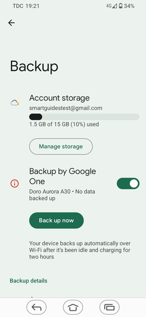 Select Account storage
