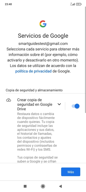 Seleccione Más