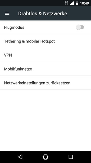 Wählen Sie Mobilfunknetze