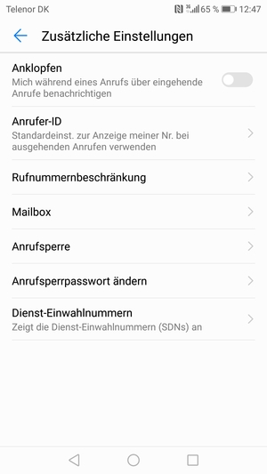 Wählen Sie Mailbox