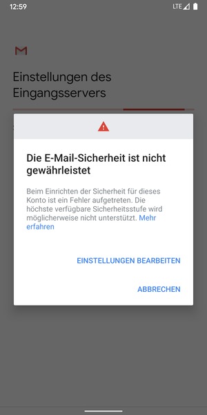 Wählen Sie EINSTELLUNGEN BEARBEITEN