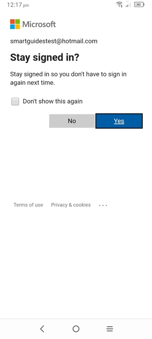 Select your preferred option