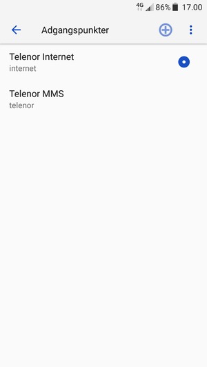 Vælg Menu-knappen