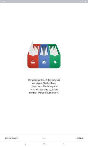 Wählen Sie FERTIG