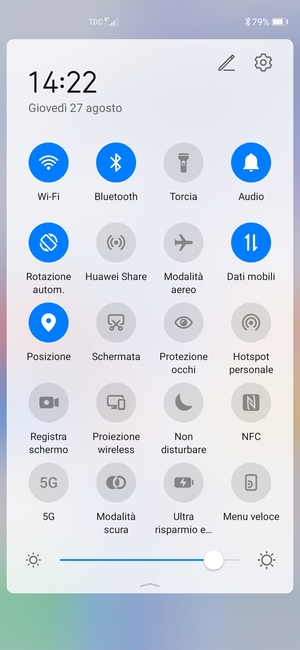 Disattiva Wi-Fi e Bluetooth