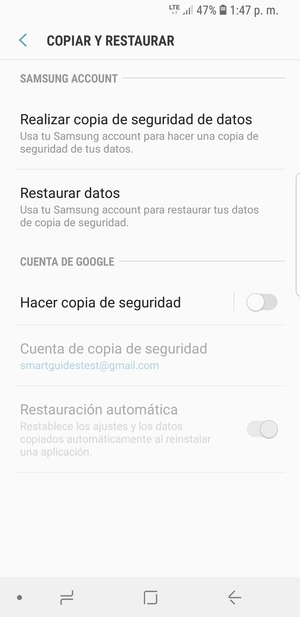 Active Hacer copia de seguridad