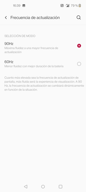 Seleccione 60Hz