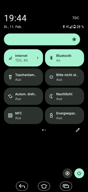 Schalten Sie Bluetooth aus