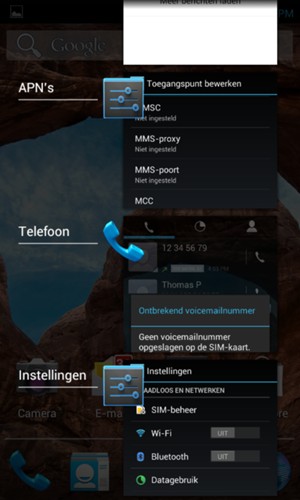 Veeg apps naar rechts om ze te sluiten