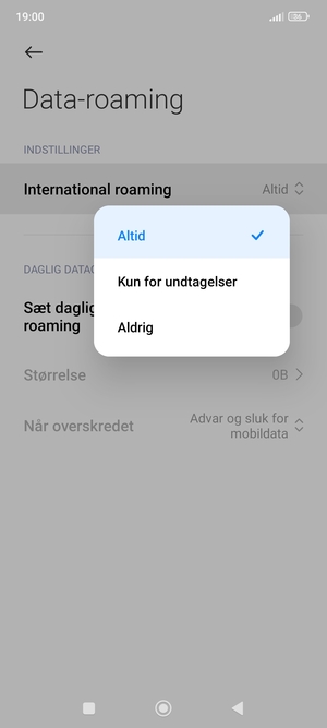 Vælg din foretrukne mulighed