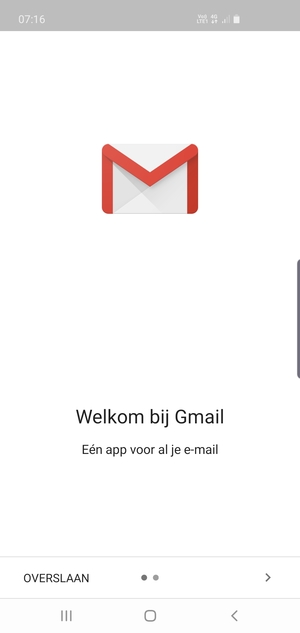 Selecteer VOLGENDE