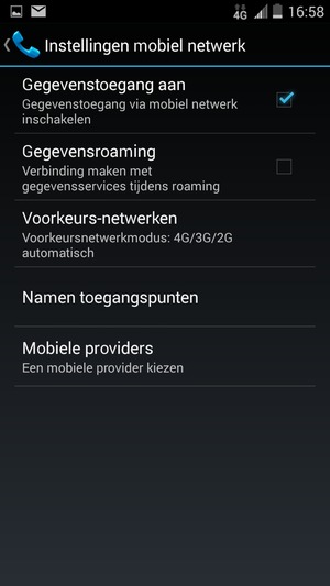 Selecteer Namen toegangspunten
