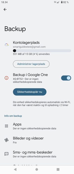 Vælg Kontolagerplads