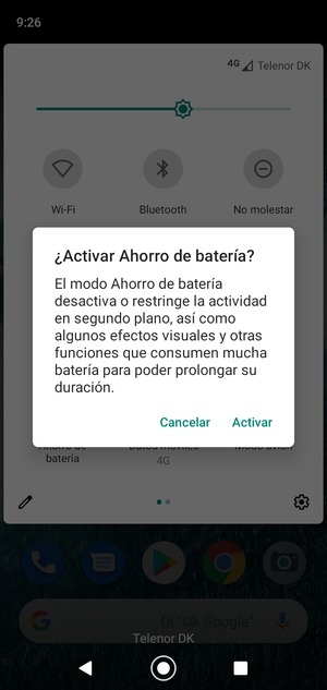 Seleccione Activar