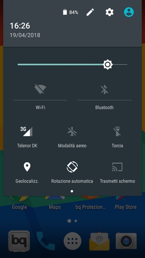 Disattiva Geolocalizz.