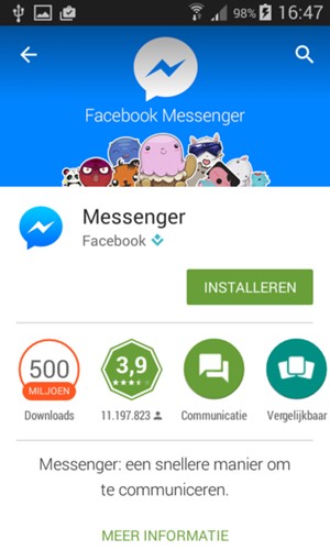 Selecteer INSTALLEREN