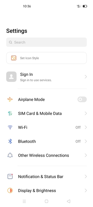 Select Other Wireless Connections