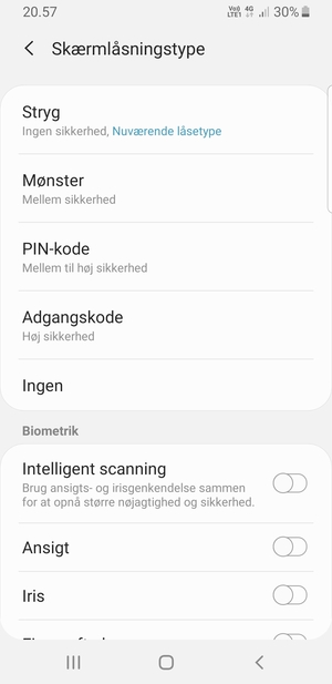 Vælg Mønster