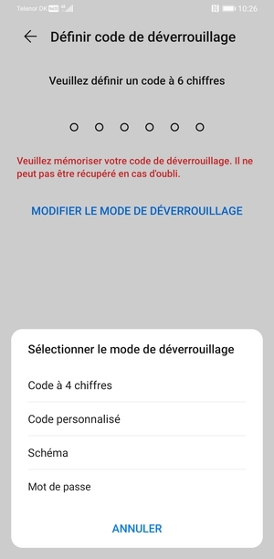 Sélectionnez Schéma