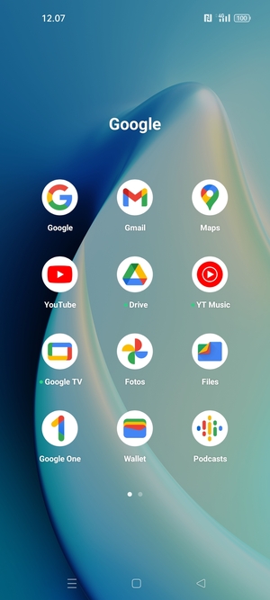 Vælg Gmail
