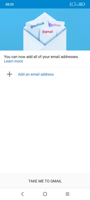 Select Add an email address